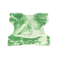 Porte savon "Mura" teinté vert 